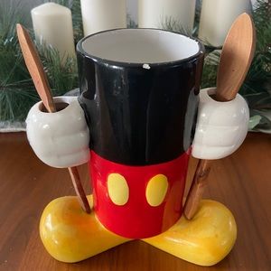 Mickey Mouse utensil holder